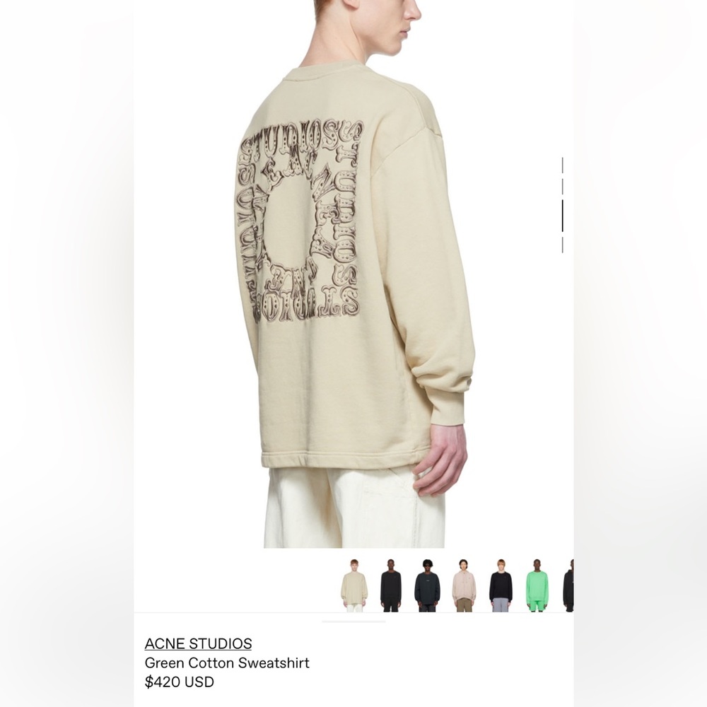 Man/Woman Acne Studios Sweatshirt